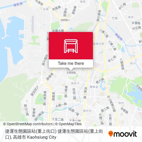 捷運生態園區站(重上街口) 捷運生態園區站(重上街口) map