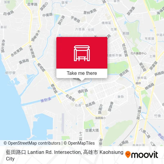 藍田路口 Lantian Rd. Intersection map