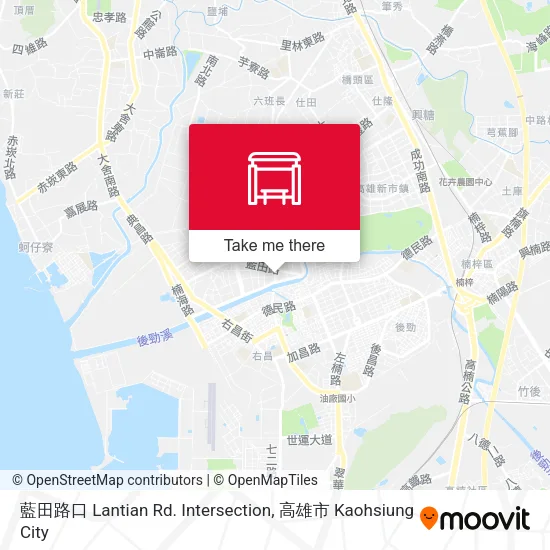 藍田路口 Lantian Rd. Intersection map