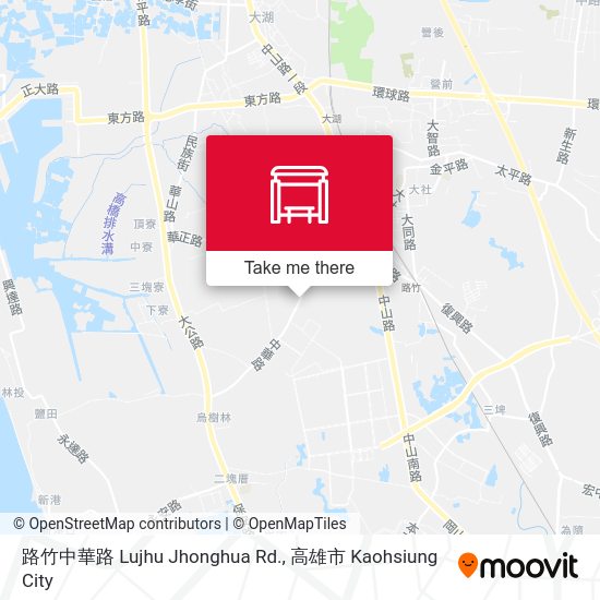 路竹中華路 Lujhu Jhonghua Rd. map