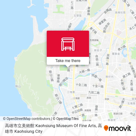 高雄市立美術館 Kaohsiung Museum Of Fine Arts地圖