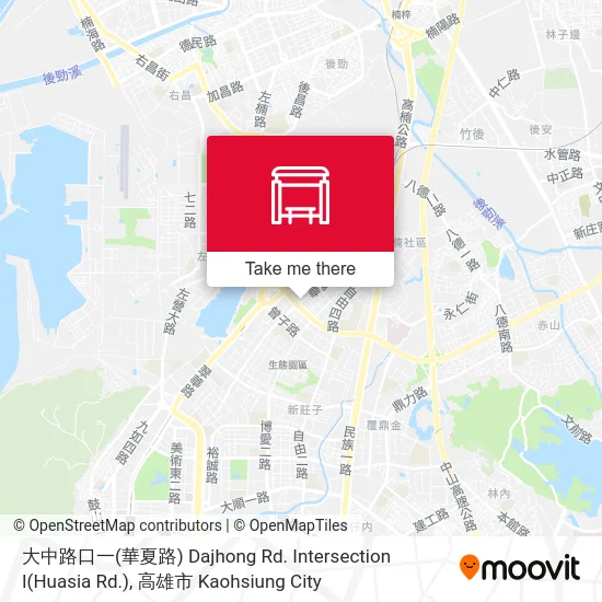 大中路口一(華夏路) Dajhong Rd. Intersection I(Huasia Rd.)地圖
