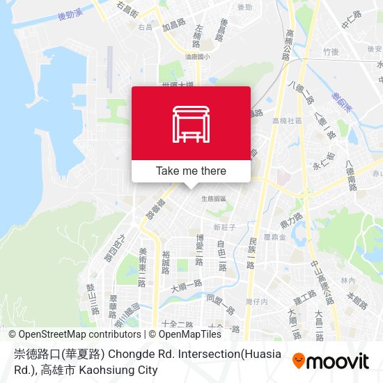 崇德路口(華夏路) Chongde Rd. Intersection(Huasia Rd.) map