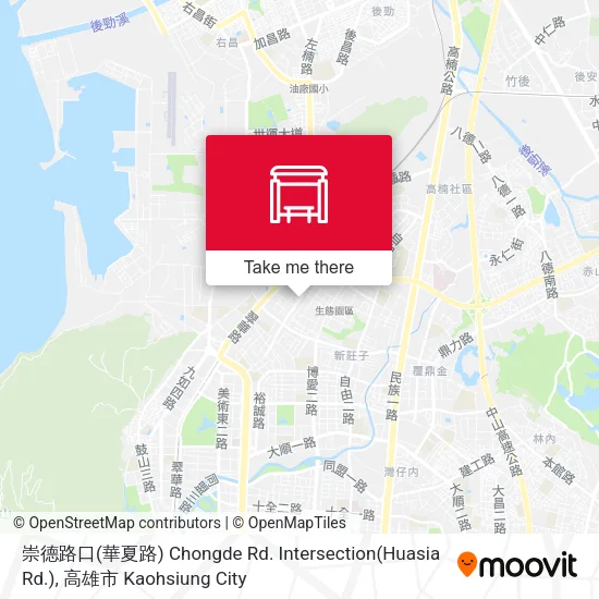 崇德路口(華夏路) Chongde Rd. Intersection(Huasia Rd.)地圖