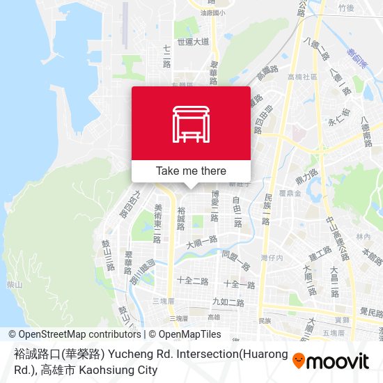 裕誠路口(華榮路) Yucheng Rd. Intersection(Huarong Rd.)地圖