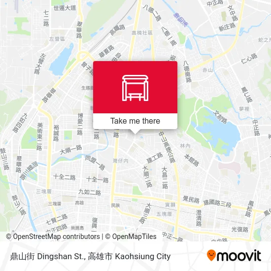 鼎山街 Dingshan St. map