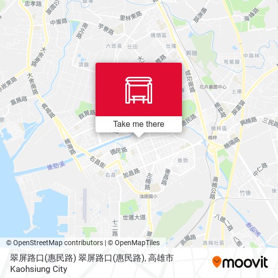 翠屏路口(惠民路) 翠屏路口(惠民路)地圖