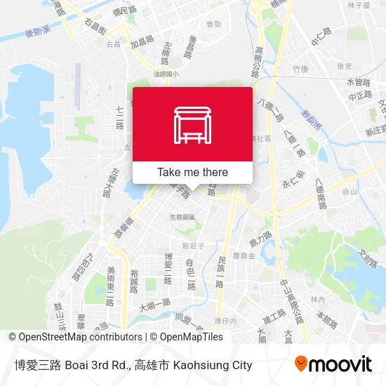博愛三路 Boai 3rd Rd. map