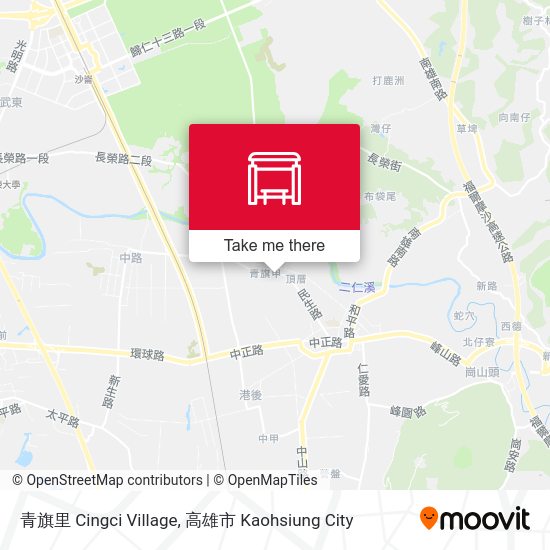 青旗里 Cingci Village map