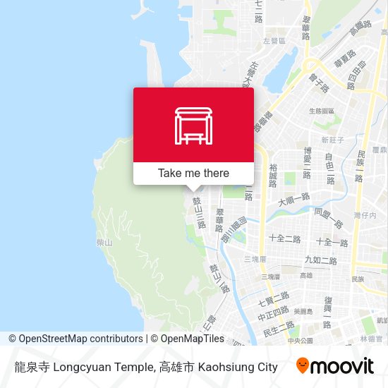 龍泉寺 Longcyuan Temple map