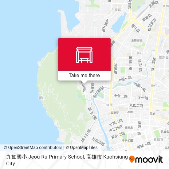 九如國小 Jeou-Ru  Primary  School map