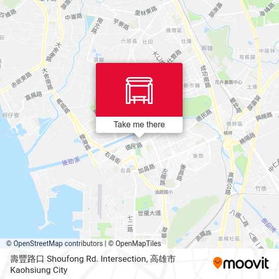 壽豐路口 Shoufong Rd. Intersection map