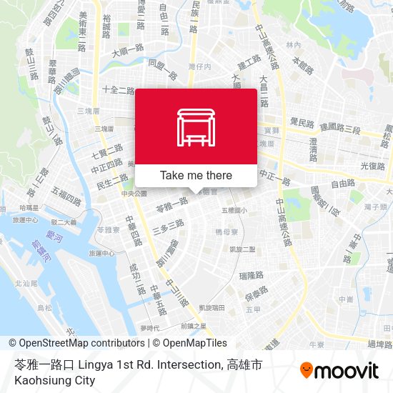 苓雅一路口 Lingya 1st Rd. Intersection地圖