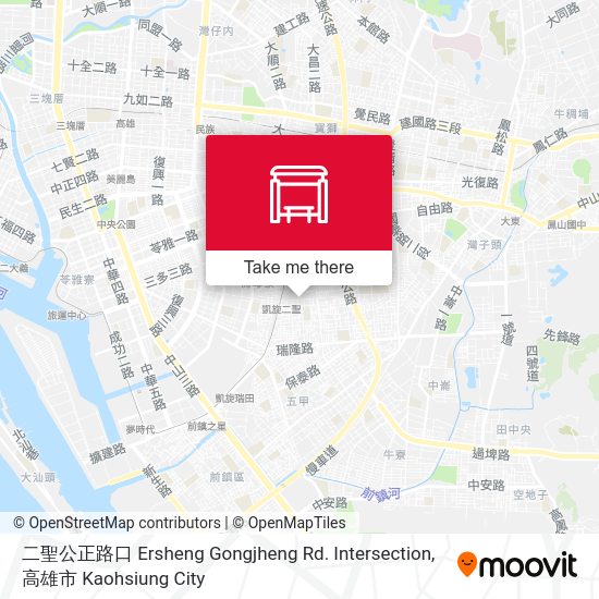二聖公正路口 Ersheng Gongjheng Rd. Intersection map