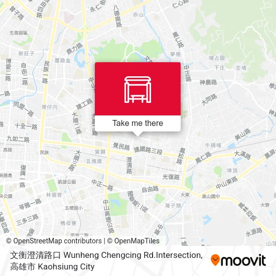 文衡澄清路口 Wunheng Chengcing Rd.Intersection地圖