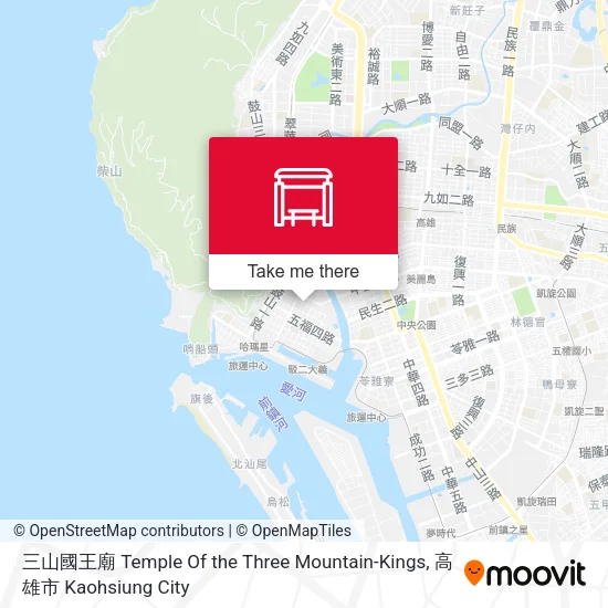 三山國王廟 Temple Of the Three Mountain-Kings地圖