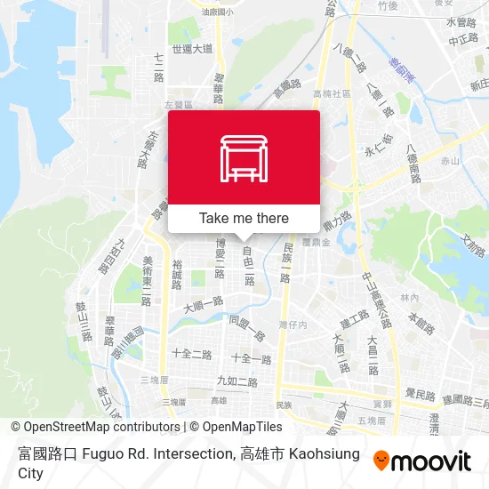 富國路口 Fuguo Rd. Intersection map