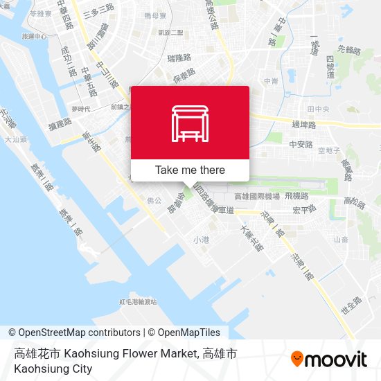 高雄花市 Kaohsiung Flower Market地圖