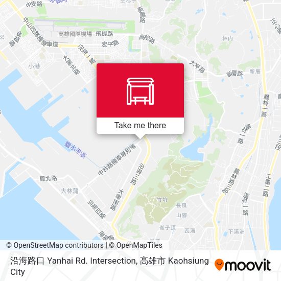 沿海路口 Yanhai Rd. Intersection map