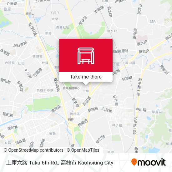 土庫六路 Tuku 6th Rd. map
