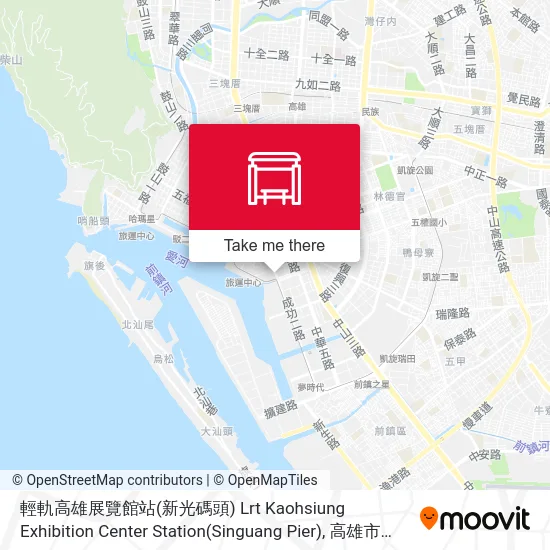 輕軌高雄展覽館站(新光碼頭) Lrt Kaohsiung Exhibition Center Station(Singuang Pier)地圖