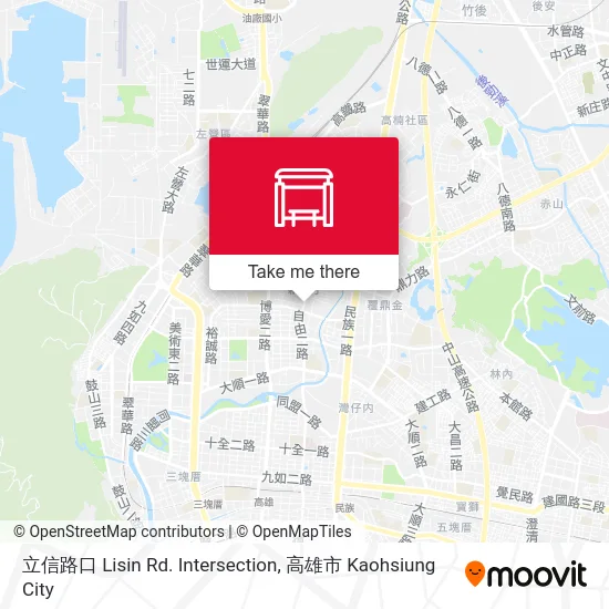 立信路口 Lisin Rd. Intersection map