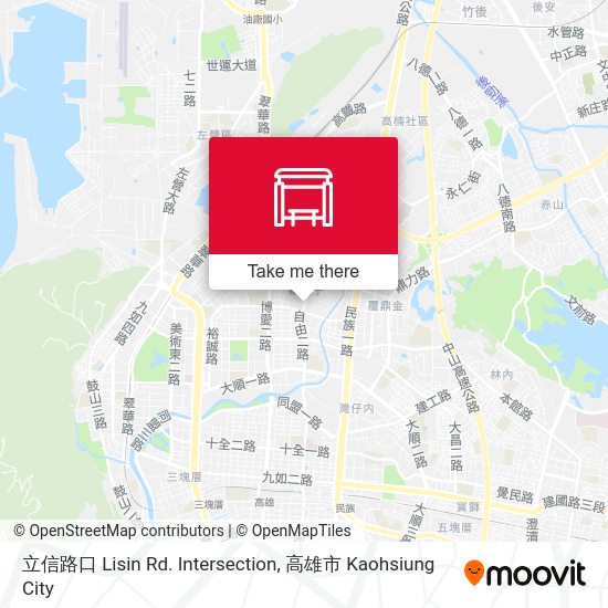 立信路口 Lisin Rd. Intersection map