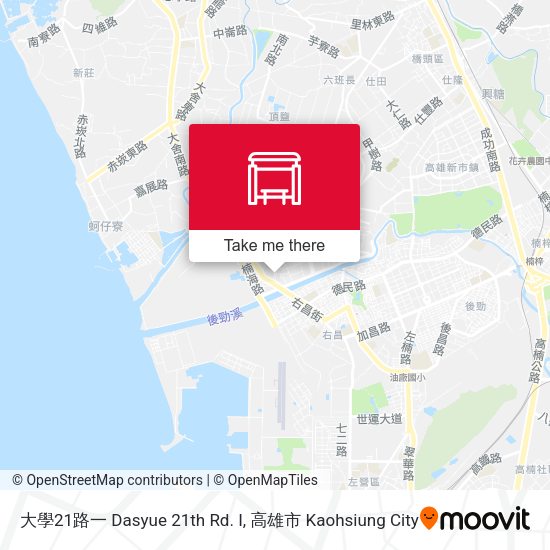 大學21路一 Dasyue 21th Rd. I地圖