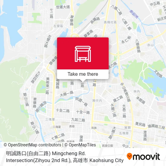 明誠路口(自由二路) Mingcheng Rd. Intersection(Zihyou 2nd Rd.)地圖