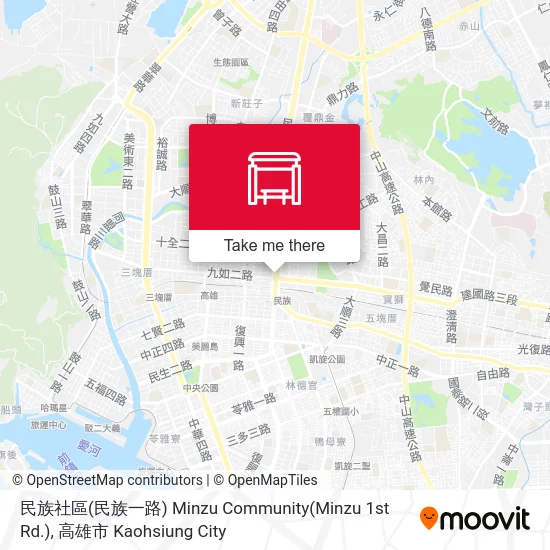 民族社區(民族一路) Minzu Community(Minzu 1st Rd.)地圖