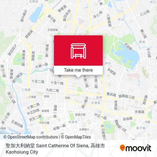 聖加大利納堂 Saint Catherine Of Siena map