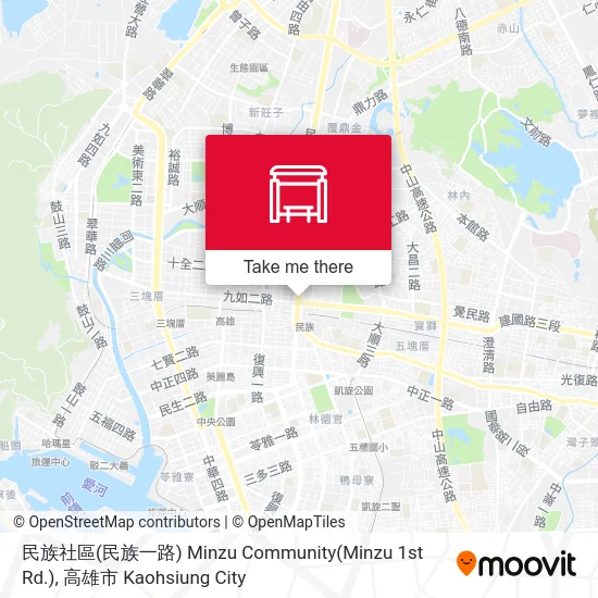 民族社區(民族一路) Minzu Community(Minzu 1st Rd.)地圖