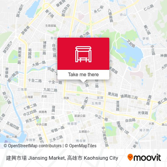 建興市場 Jiansing Market地圖