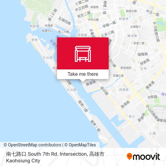 南七路口 South 7th Rd. Intersection map