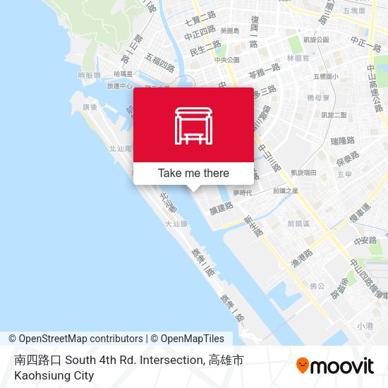 南四路口 South 4th Rd. Intersection map