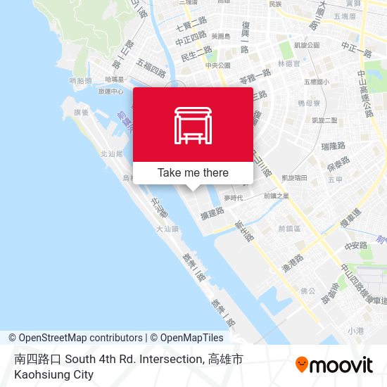 南四路口 South 4th Rd. Intersection map