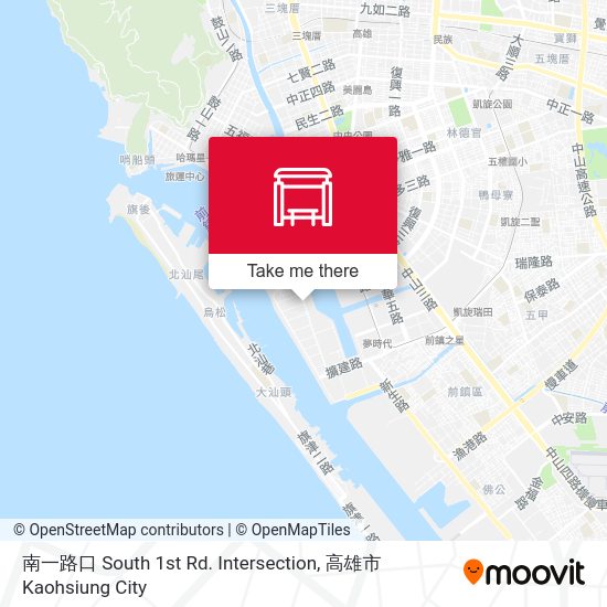 南一路口 South 1st Rd. Intersection map