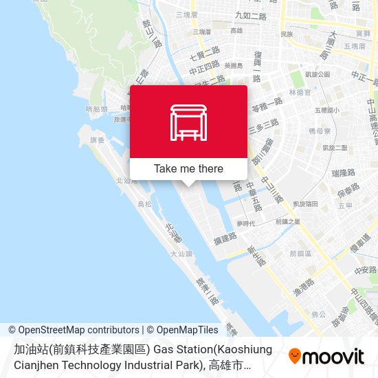 加油站(前鎮科技產業園區) Gas Station(Kaoshiung Cianjhen Technology Industrial Park) map