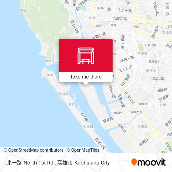 北一路 North 1st Rd. map