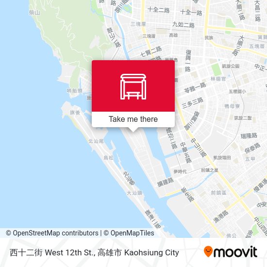 西十二街 West 12th St. map