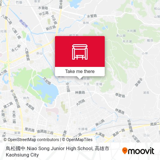 鳥松國中 Niao Song Junior High School map