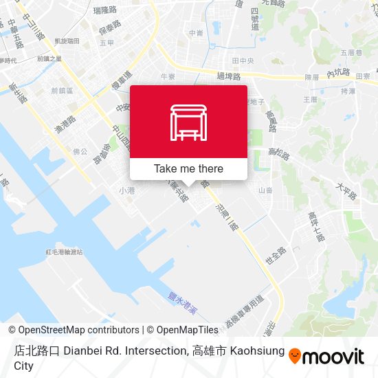 店北路口 Dianbei Rd. Intersection map