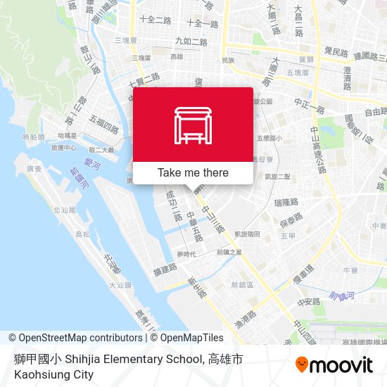 獅甲國小 Shihjia  Elementary  School map