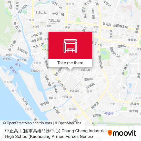 中正高工(國軍高雄門診中心) Chung-Cheng Industrial High School(Kaohsiung Armed Forces General Hospital) map
