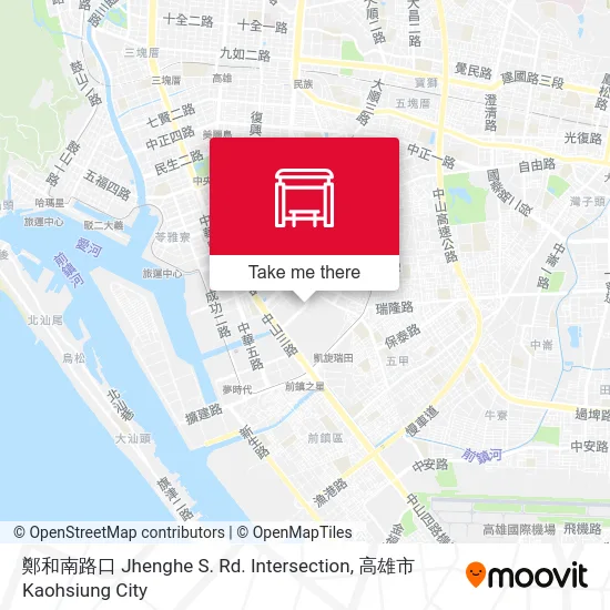 鄭和南路口 Jhenghe S. Rd. Intersection map