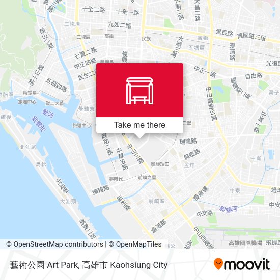 藝術公園 Art Park map