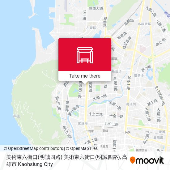 美術東六街口(明誠四路) 美術東六街口(明誠四路)地圖