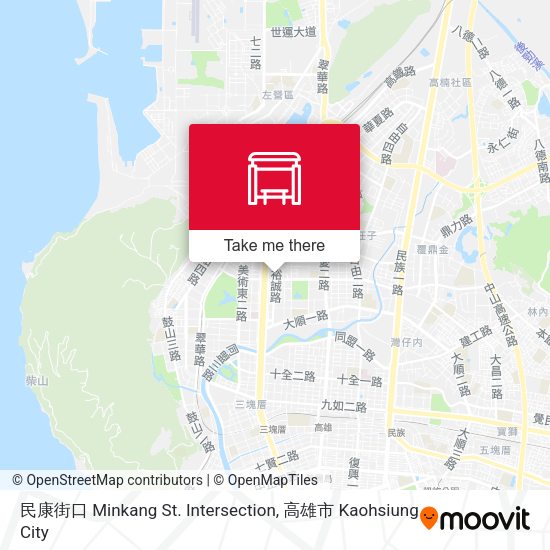 民康街口 Minkang St. Intersection地圖