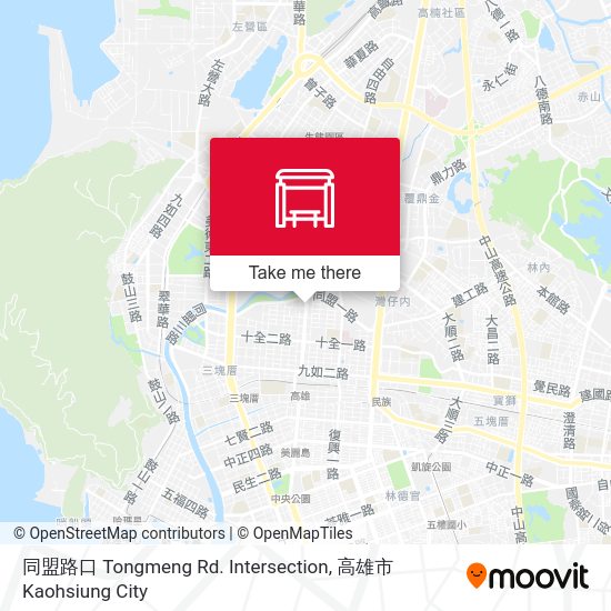 同盟路口 Tongmeng Rd. Intersection map