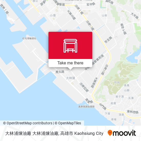 大林浦煉油廠 大林浦煉油廠地圖